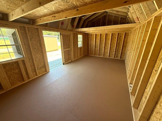 12x20 Side Lofted Barn at Graceland Portable Buildings of the Carolinas / Dixie Motors, LLC