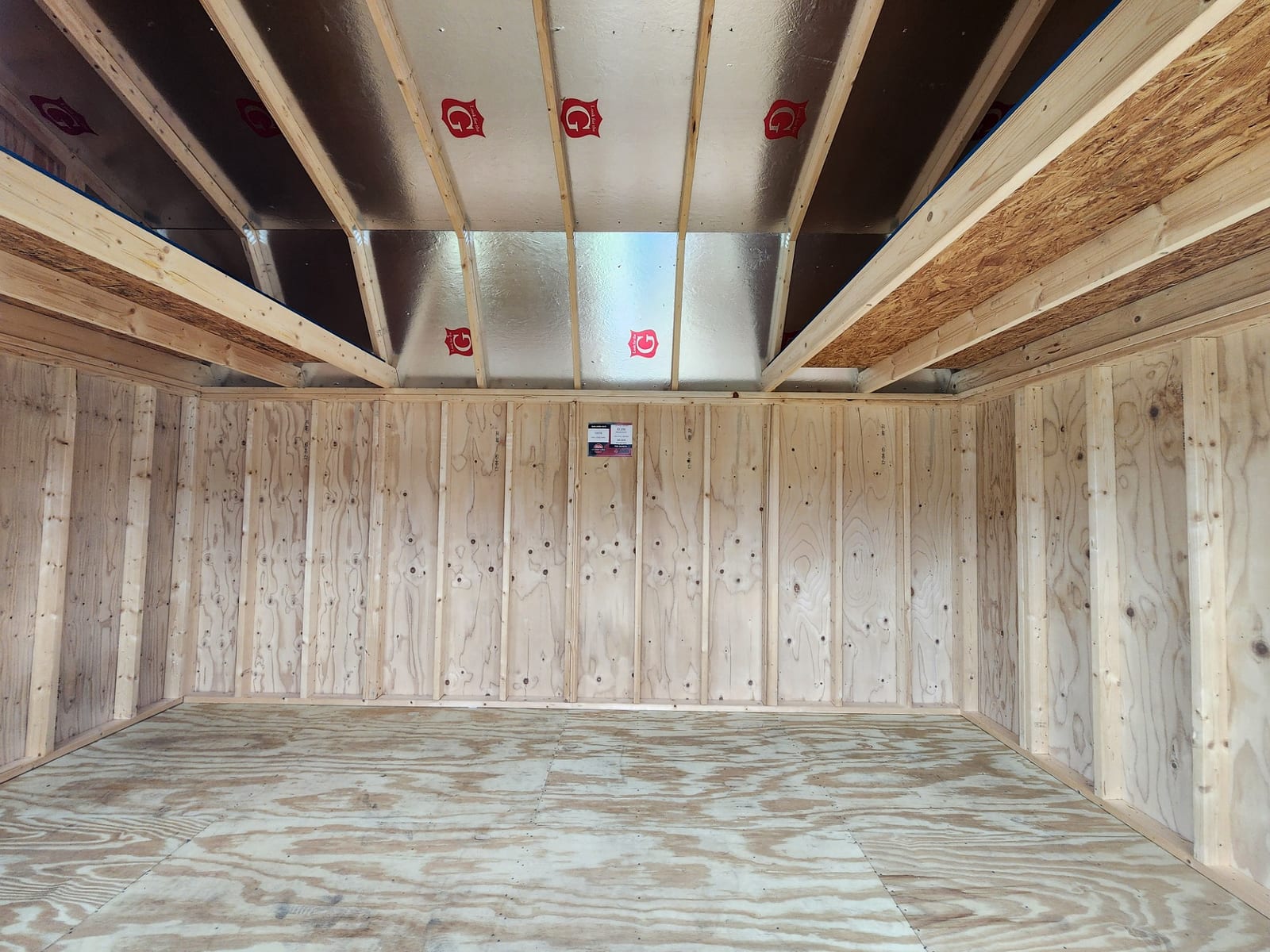 10x16 Side Lofted Barn at Toler's Coastal Structures - Newport
