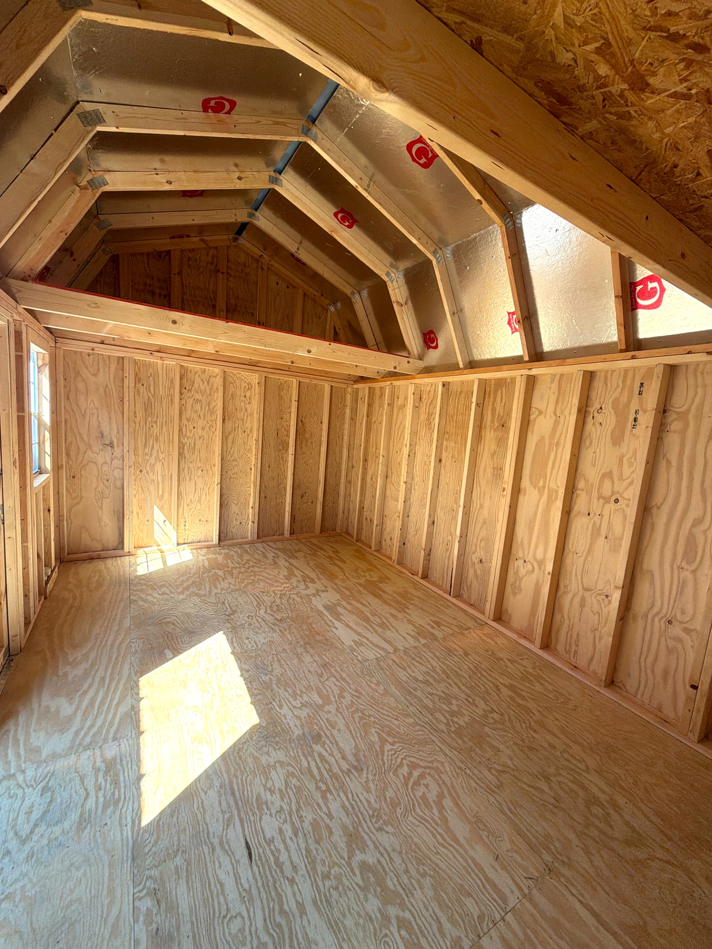 10x16 Side Lofted Barn at Jimmy's Portable Buildings of Savannah, TN
