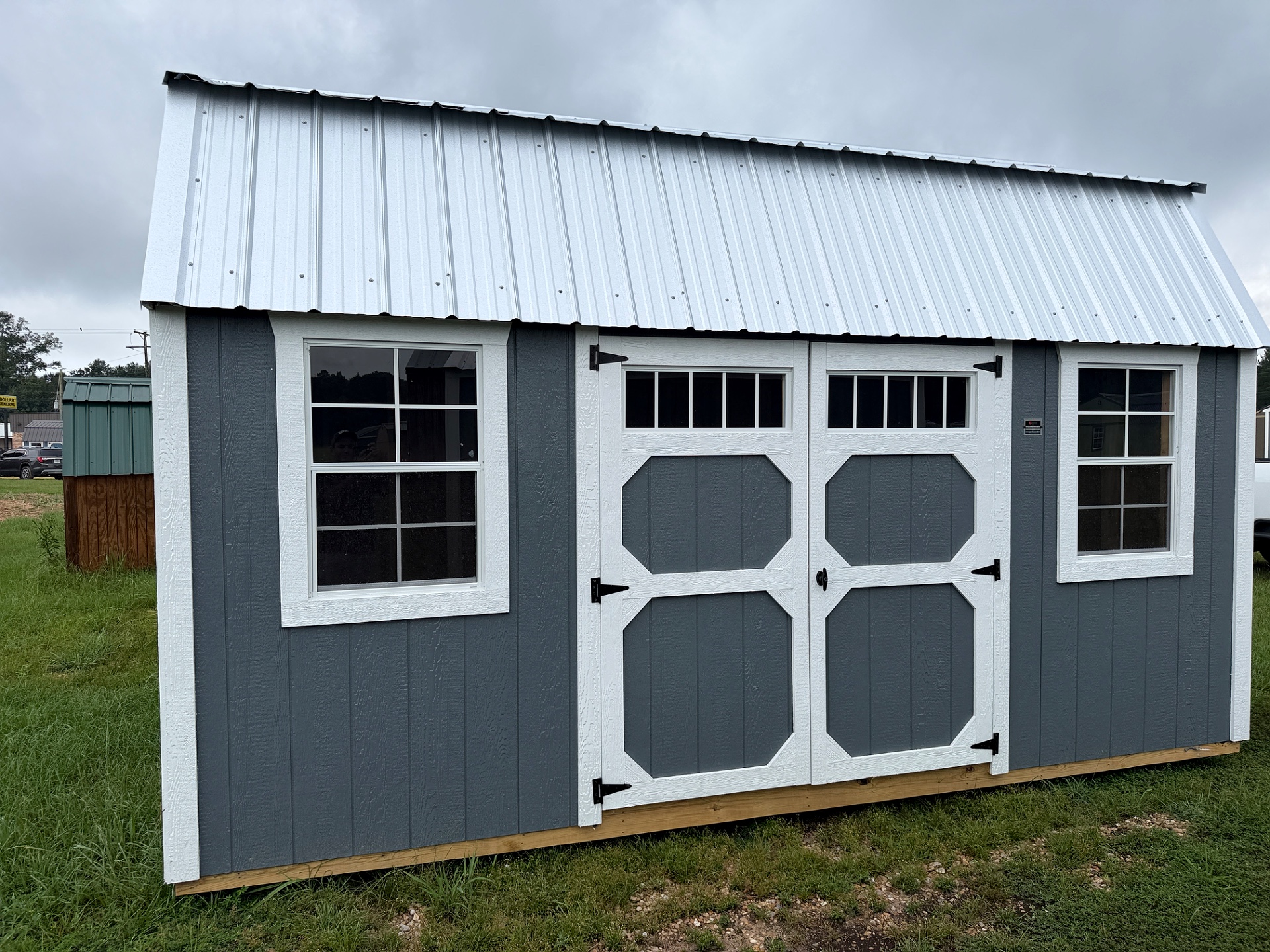 10x16 Side Lofted Barn at Southern Ag Equipment, LLC - Saint Francisville, Louisiana