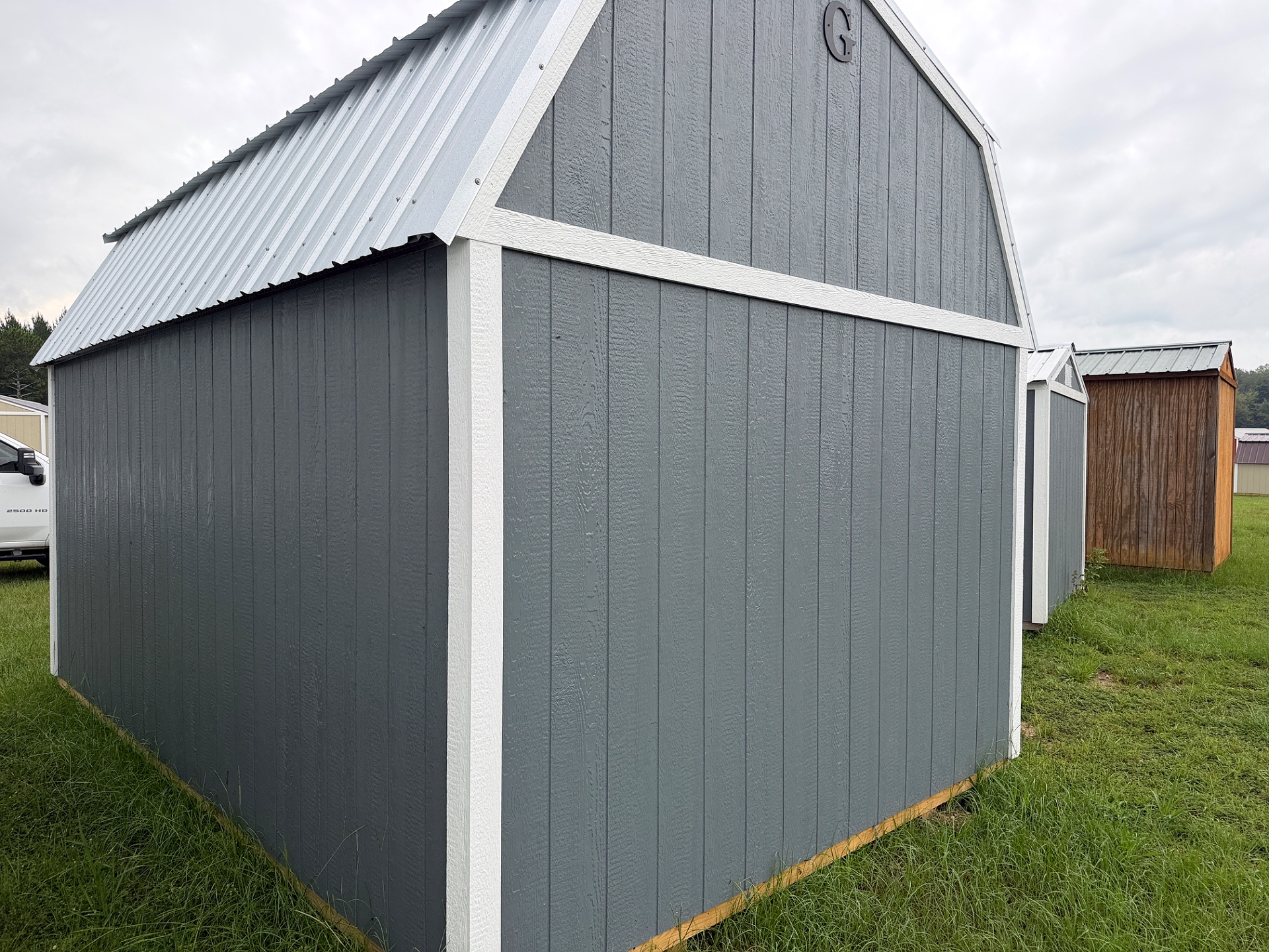10x16 Side Lofted Barn at Southern Ag Equipment, LLC - Saint Francisville, Louisiana