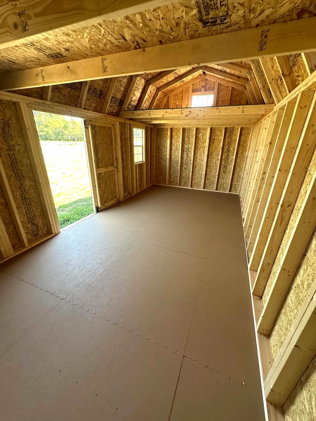10x20 Side Lofted Barn at Hanke Building Sales