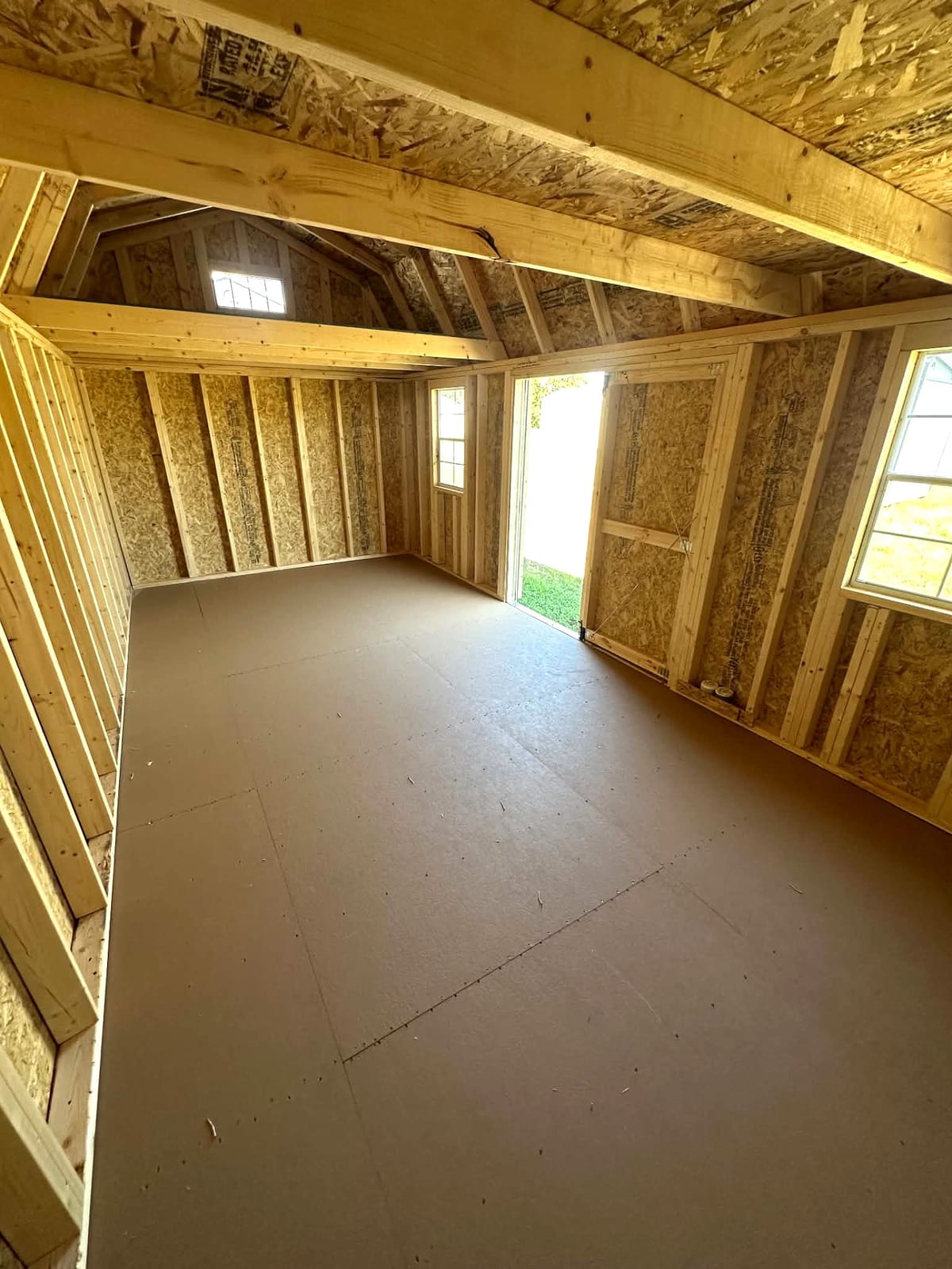 10x20 Side Lofted Barn at Hanke Building Sales