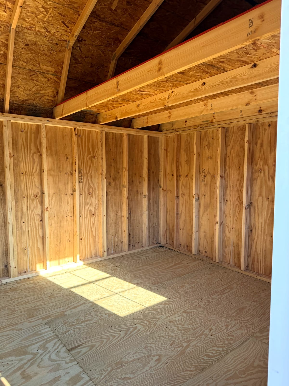 12x20 Side Lofted Barn at Tyler Lot- ETX Steel Tyler
