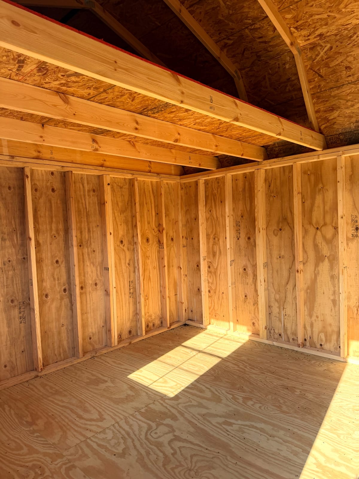 12x20 Side Lofted Barn at Tyler Lot- ETX Steel Tyler