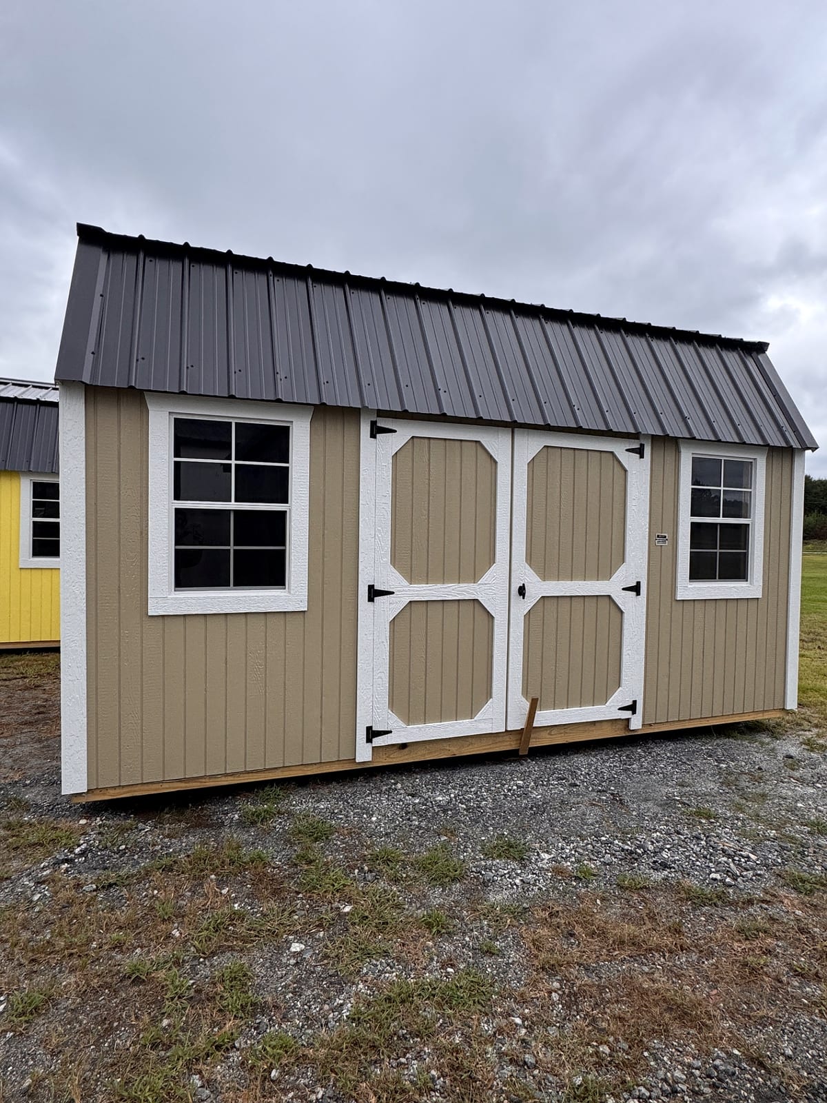 10x16 Side Lofted Barn at Graceland of Cumming