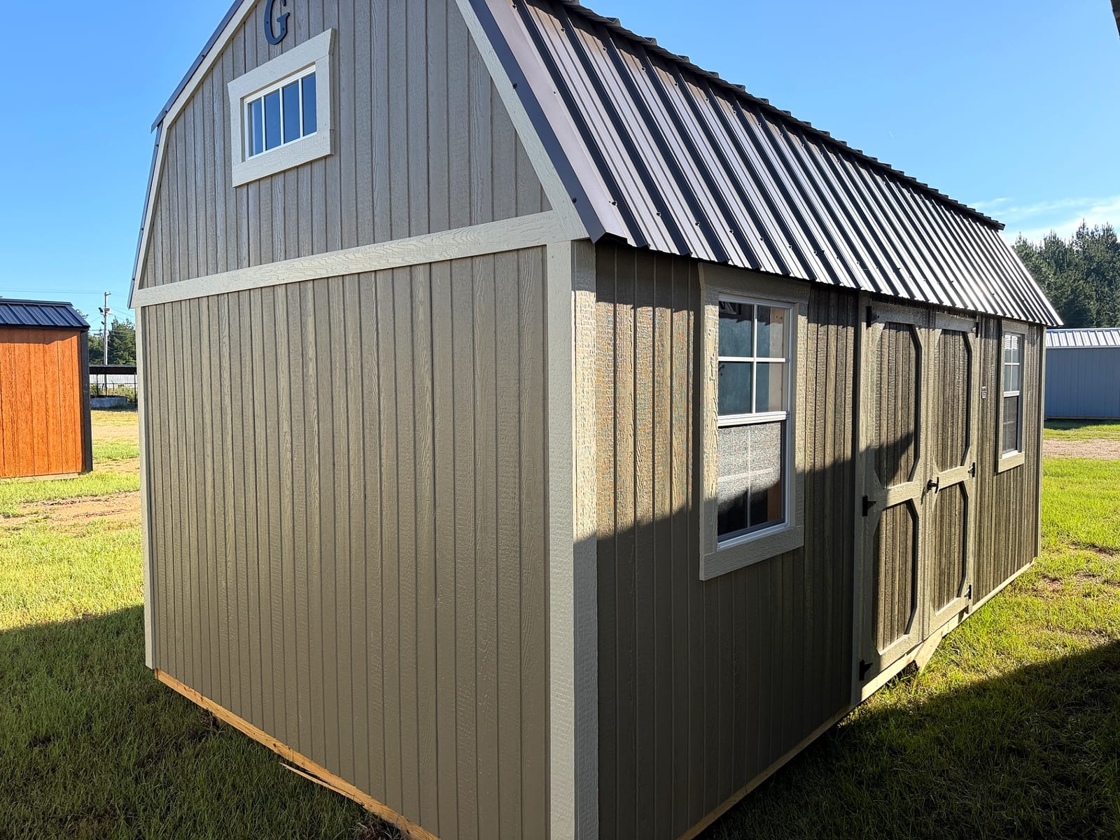 10x20 Side Lofted Barn at Southern Ag Equipment, LLC - Saint Francisville, Louisiana