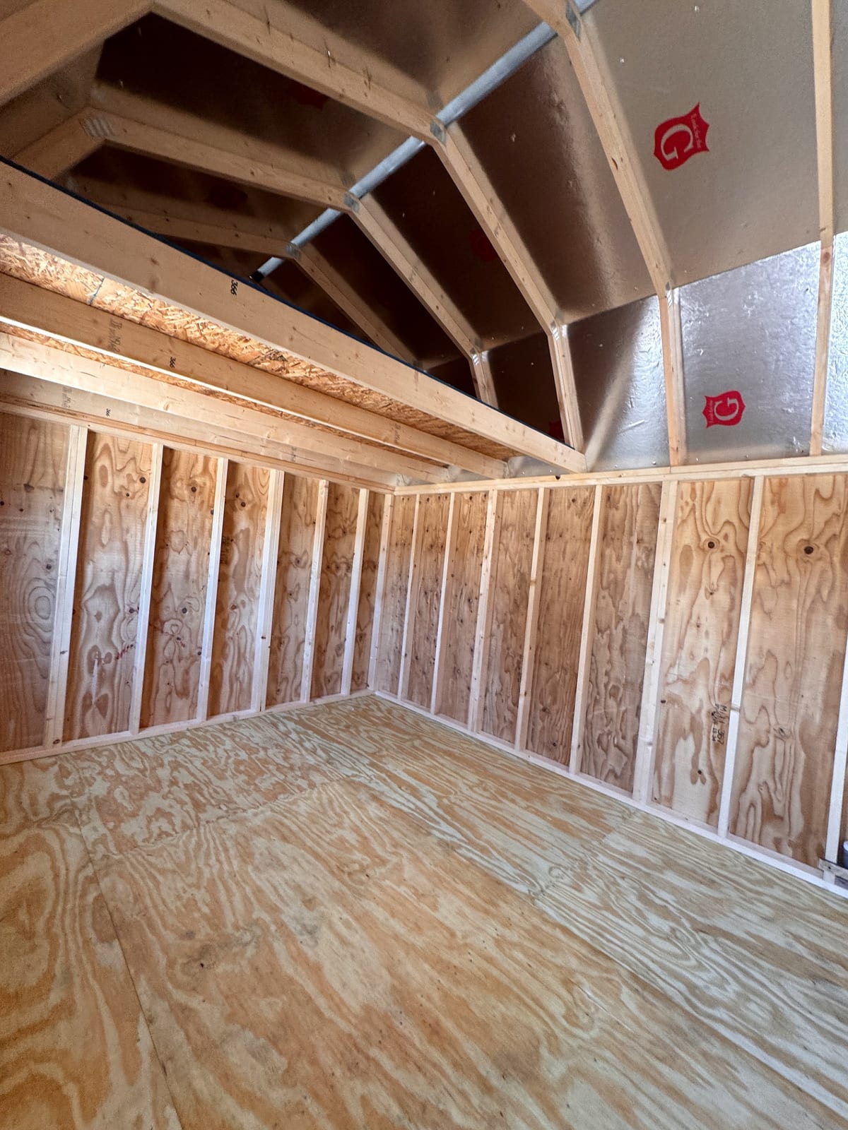 10x20 Side Lofted Barn at Graceland of Cumming