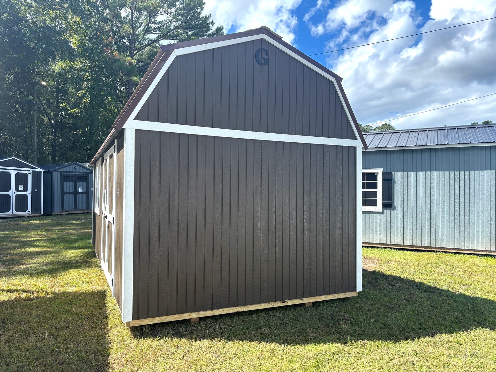 10x20 Side Lofted Barn at Portable Buildings of Ravenel