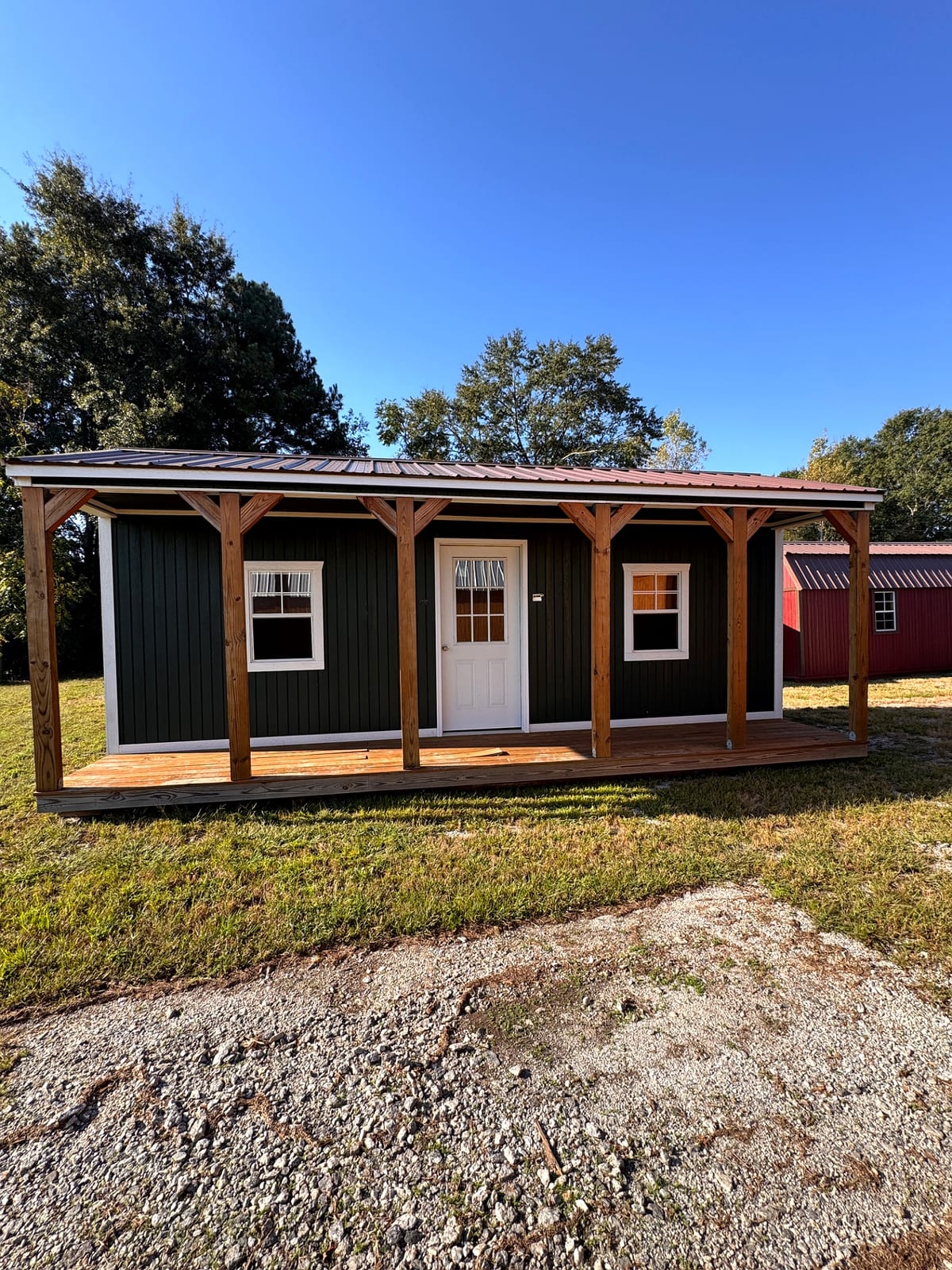 12x24 Side Porch Cabin at Graceland of Cumming