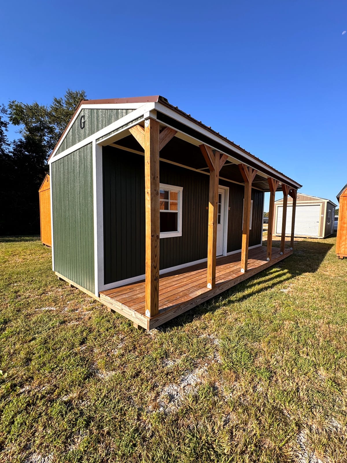 12x24 Side Porch Cabin at Graceland of Cumming