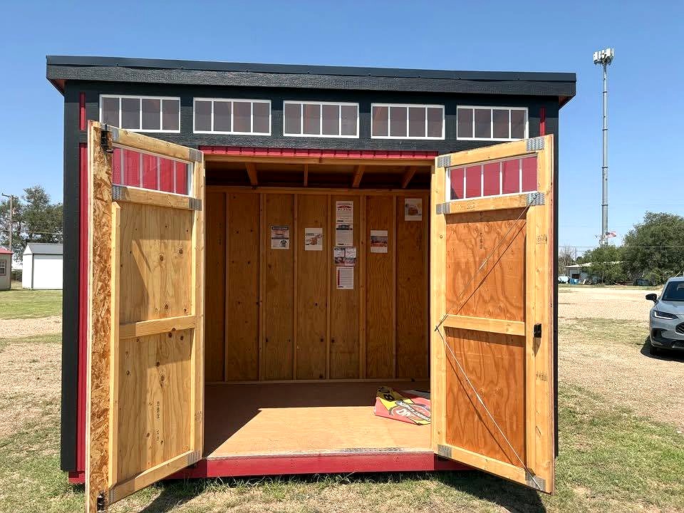 8x12 Urban Shed at Graceland Portable Buildings of Lubbock
