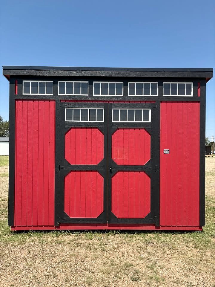 8x12 Urban Shed at Graceland Portable Buildings of Lubbock
