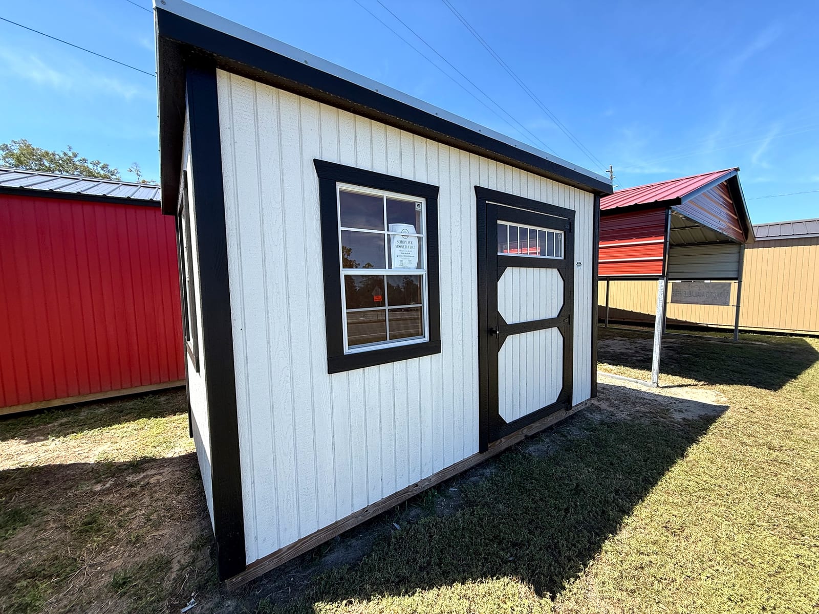 10x12 Urban Shed at Moultrie Lot- Willis Buildings