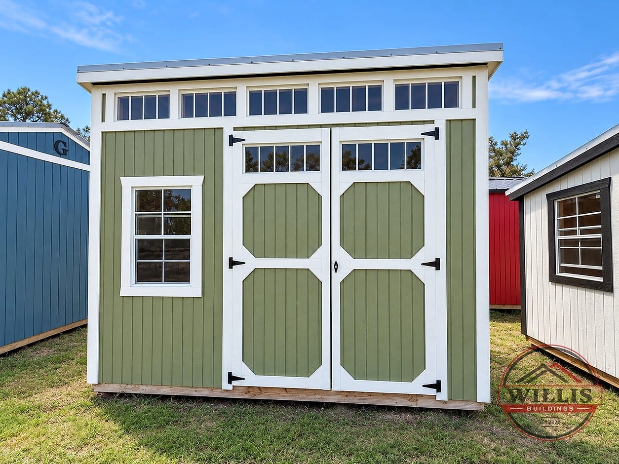8x12 Urban Shed at Willis Buildings