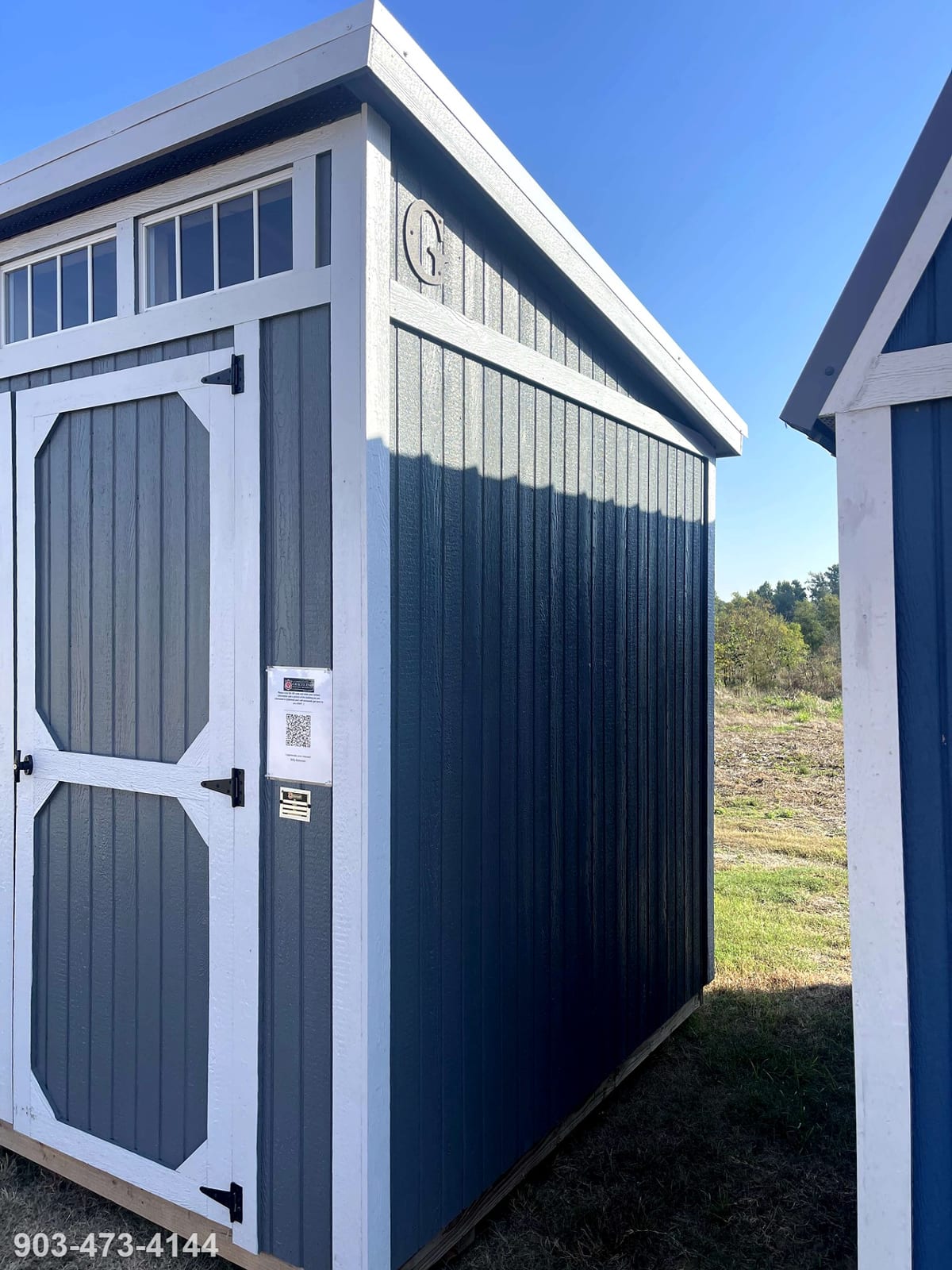 8x12 Urban Shed at Tyler Lot- ETX Steel Tyler