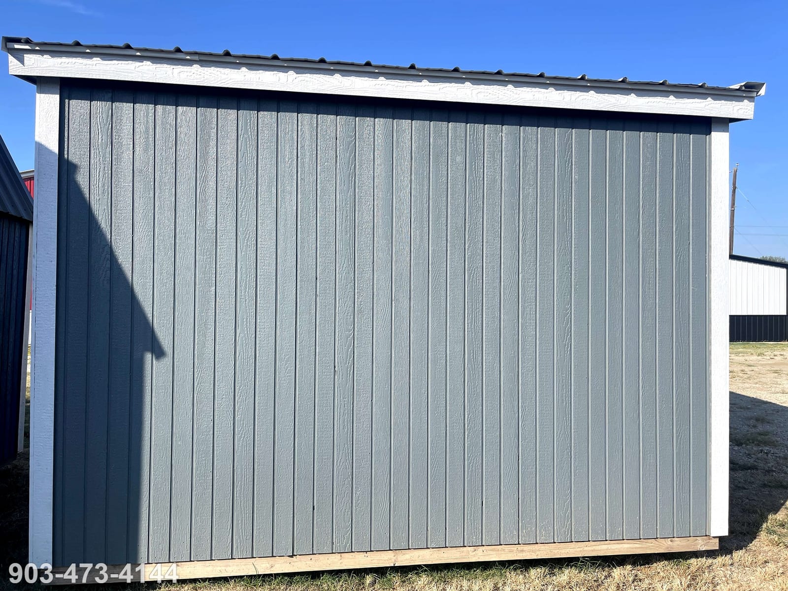 8x12 Urban Shed at Tyler Lot- ETX Steel Tyler