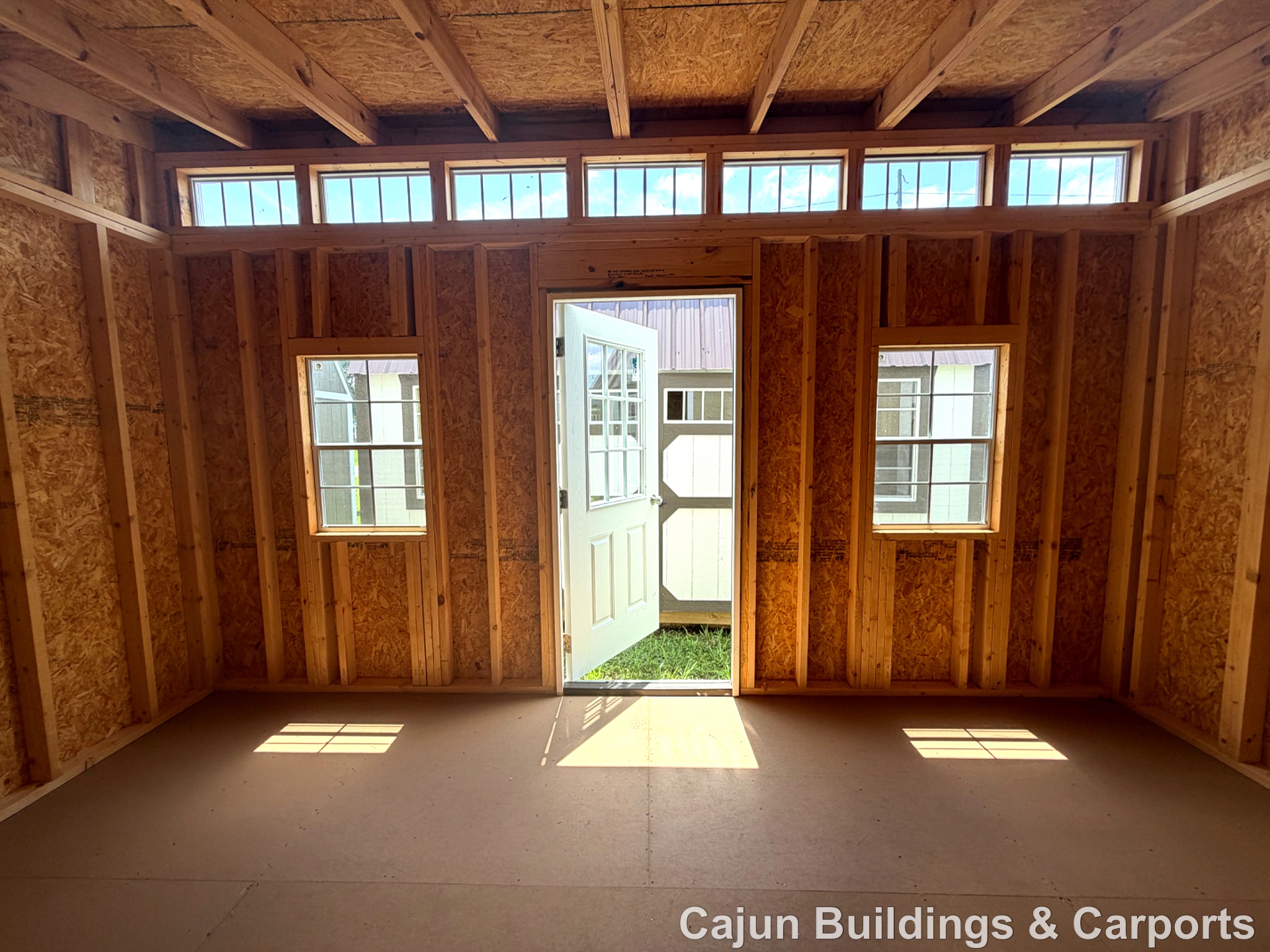 10x16 Urban Shed at Cajun Buildings and Carports