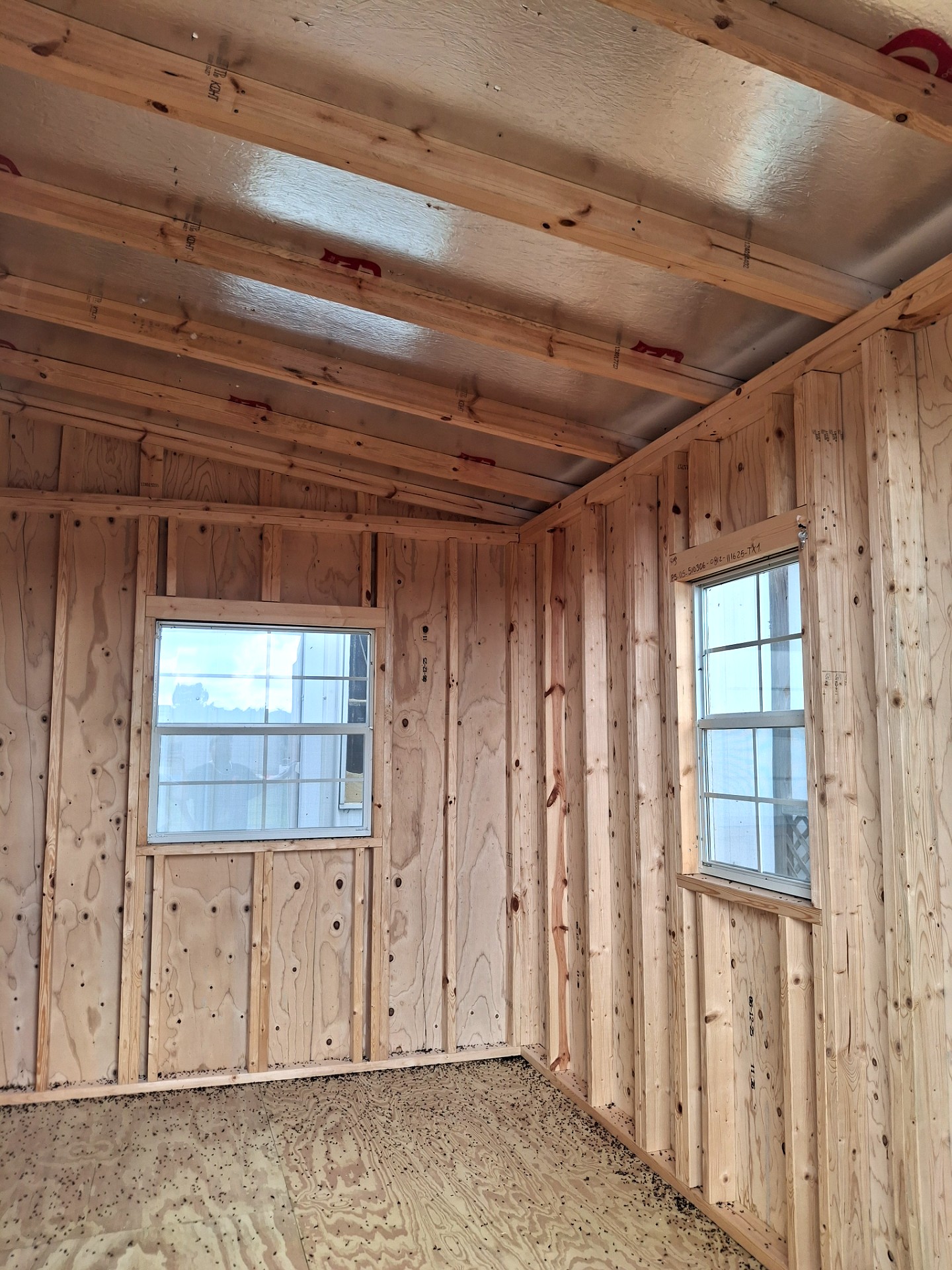 8x12 Urban Shed at Kirbyville Lot - Essex Bros