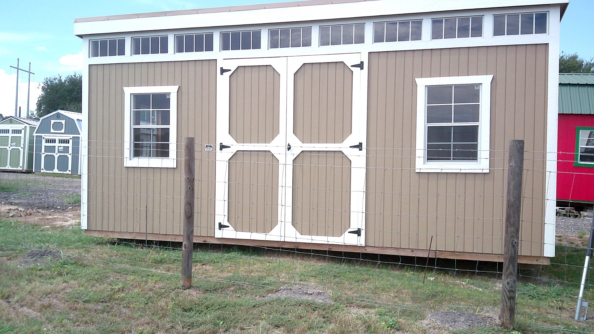 10x20 Urban Shed at Hill  Top Sales