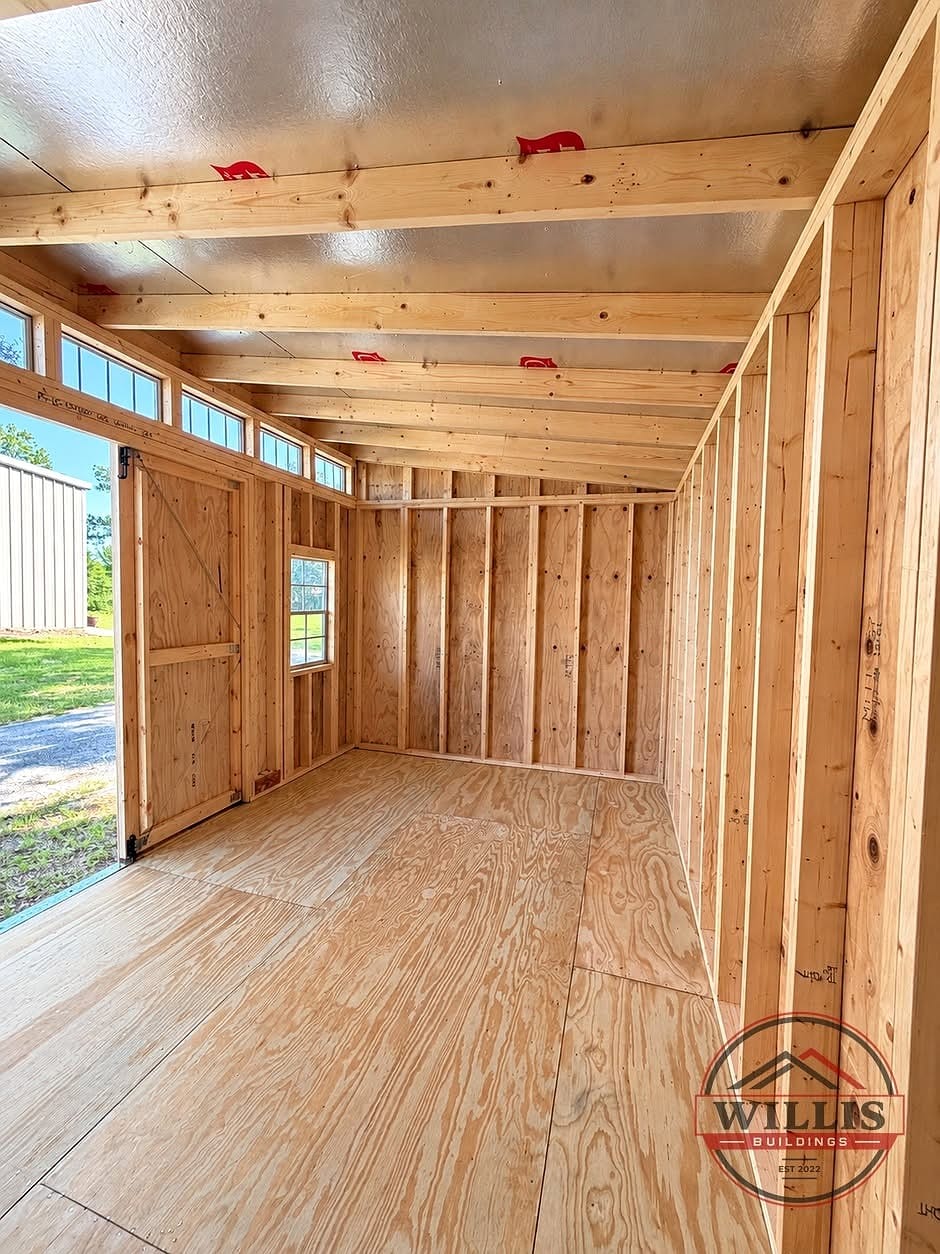 10x16 Urban Shed at Moultrie Lot- Willis Buildings