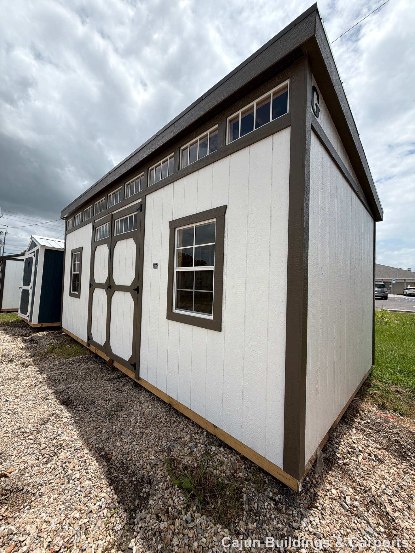 10x20 Urban Shed at Cajun Buildings and Carports