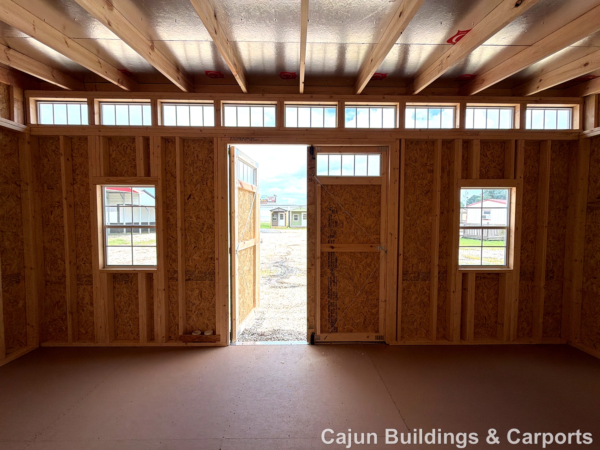 10x20 Urban Shed at Cajun Buildings and Carports