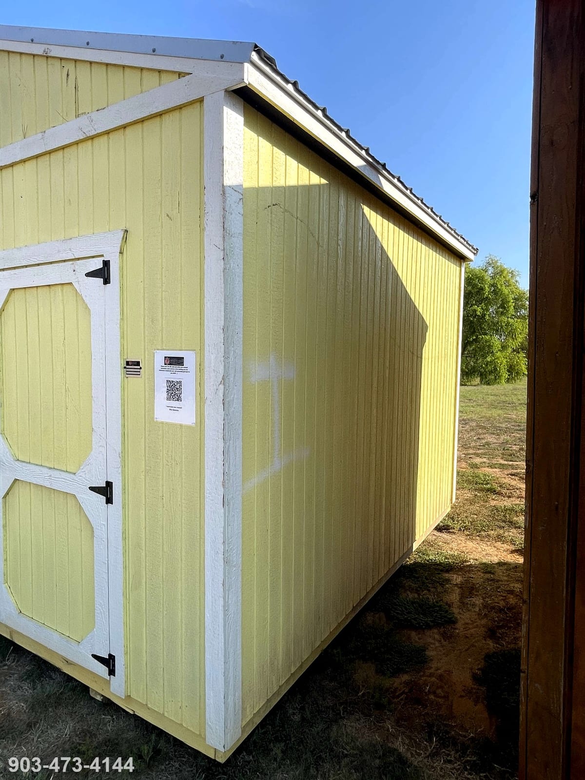 10x12 Utility Shed at Tyler Lot- ETX Steel Tyler