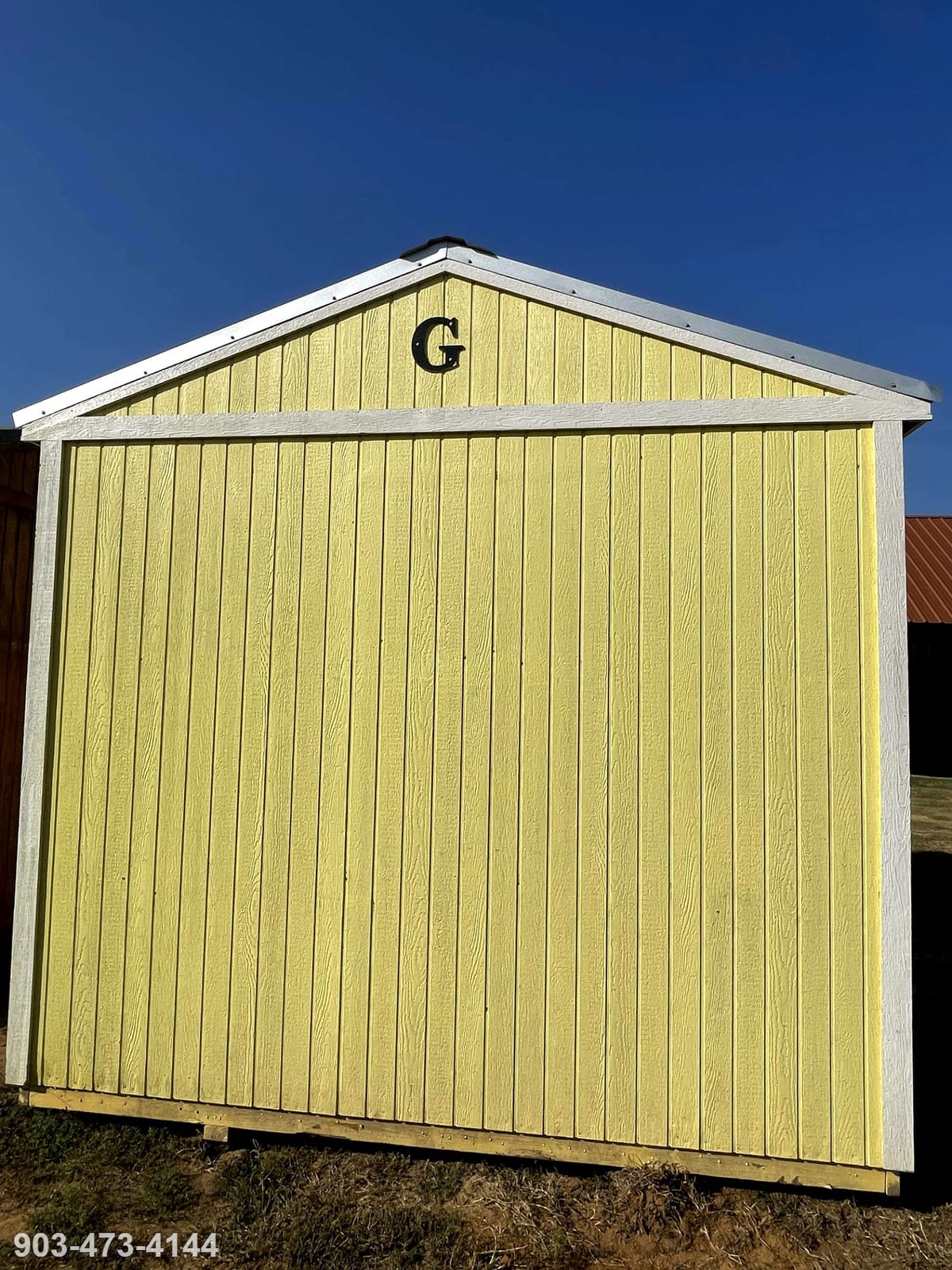 10x12 Utility Shed at Tyler Lot- ETX Steel Tyler