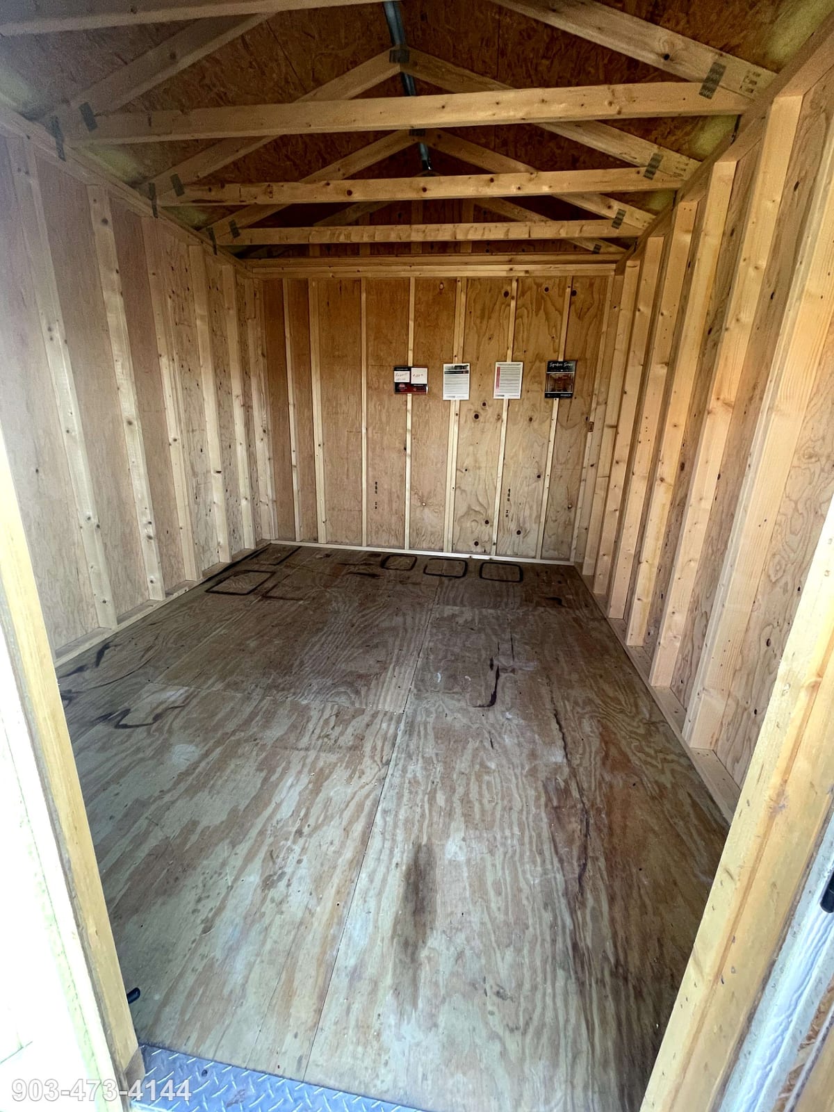 10x12 Utility Shed at Tyler Lot- ETX Steel Tyler