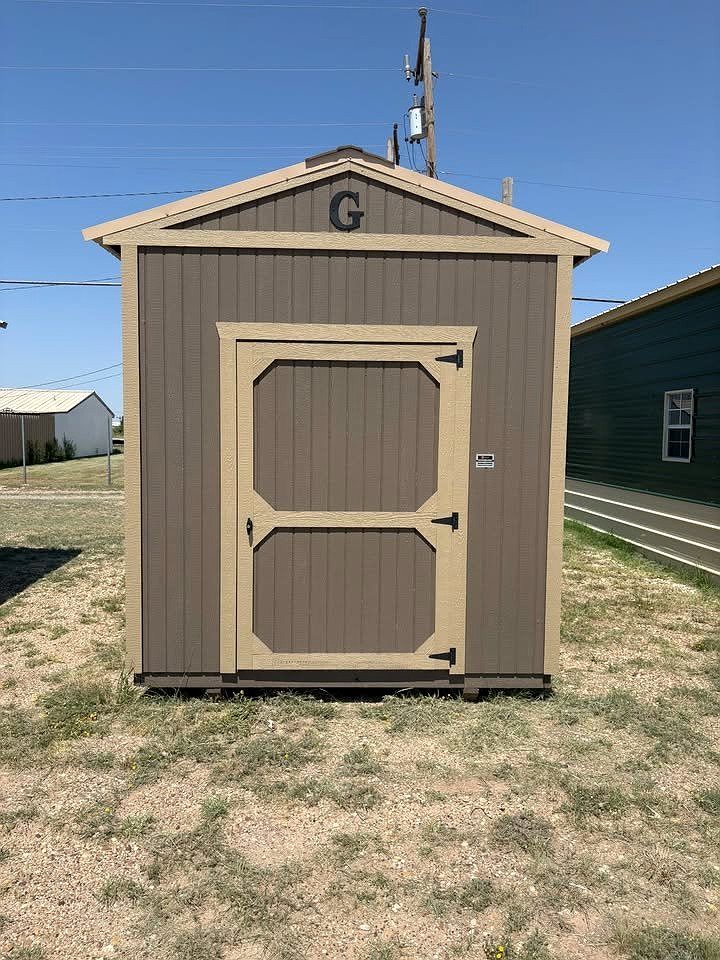 8x12 Utility Shed at Graceland Portable Buildings of Lubbock