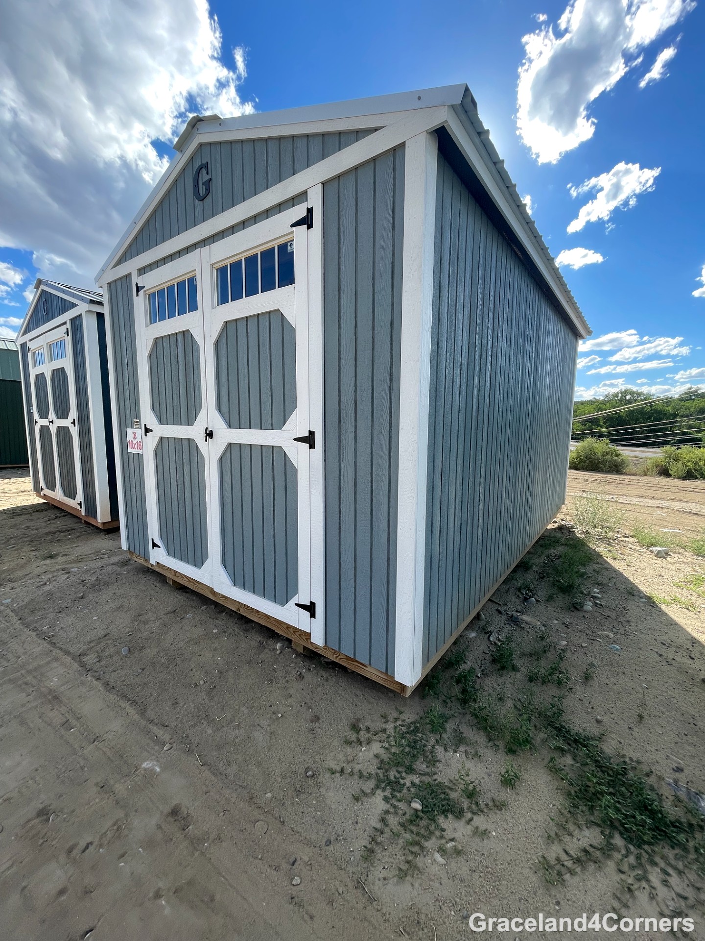 10x16 Utility Shed at GRACELAND FOUR CORNERS