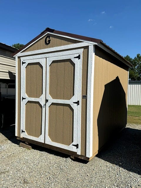 8x12 Utility Shed at Graceland Portable Buildings of the Carolinas / Dixie Motors, LLC