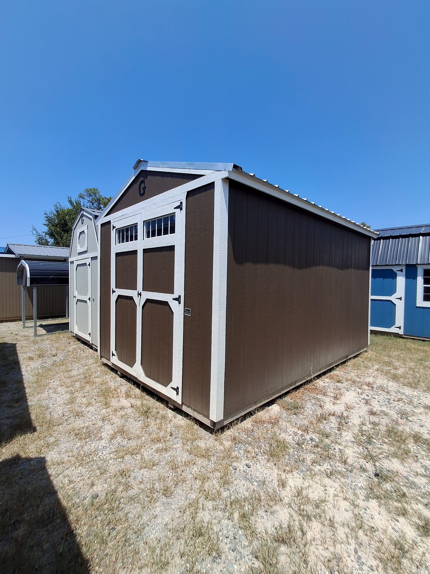 10x16 Utility Shed at Kirbyville Lot - Essex Bros