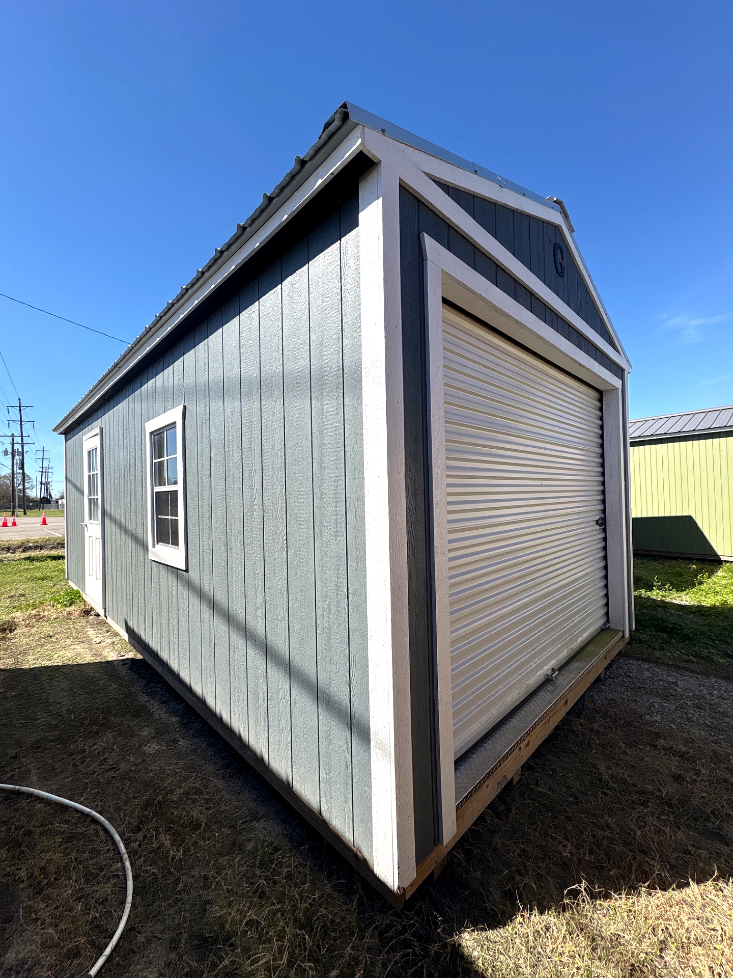 12x24 Utility Shed at Cajun Buildings and Carports