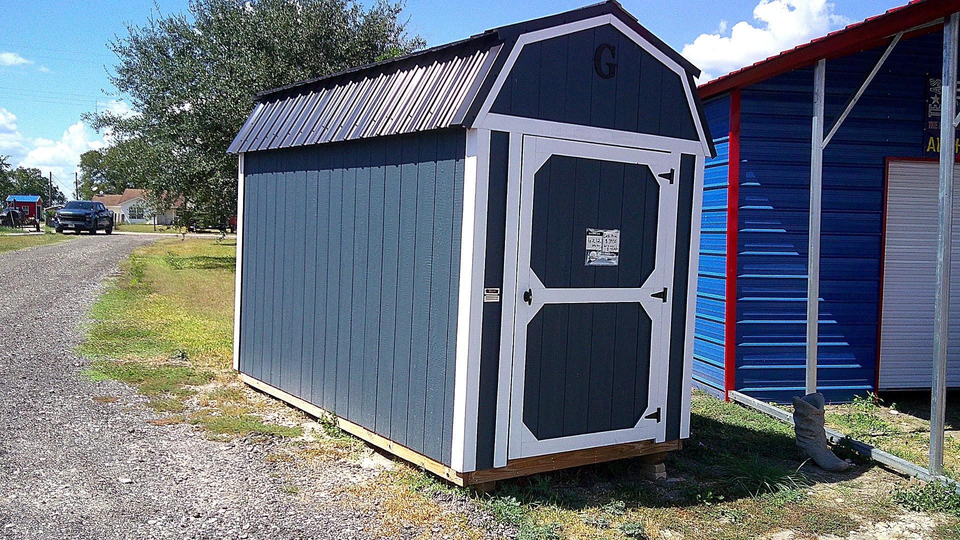 8x12 Utility Shed at Hill  Top Sales