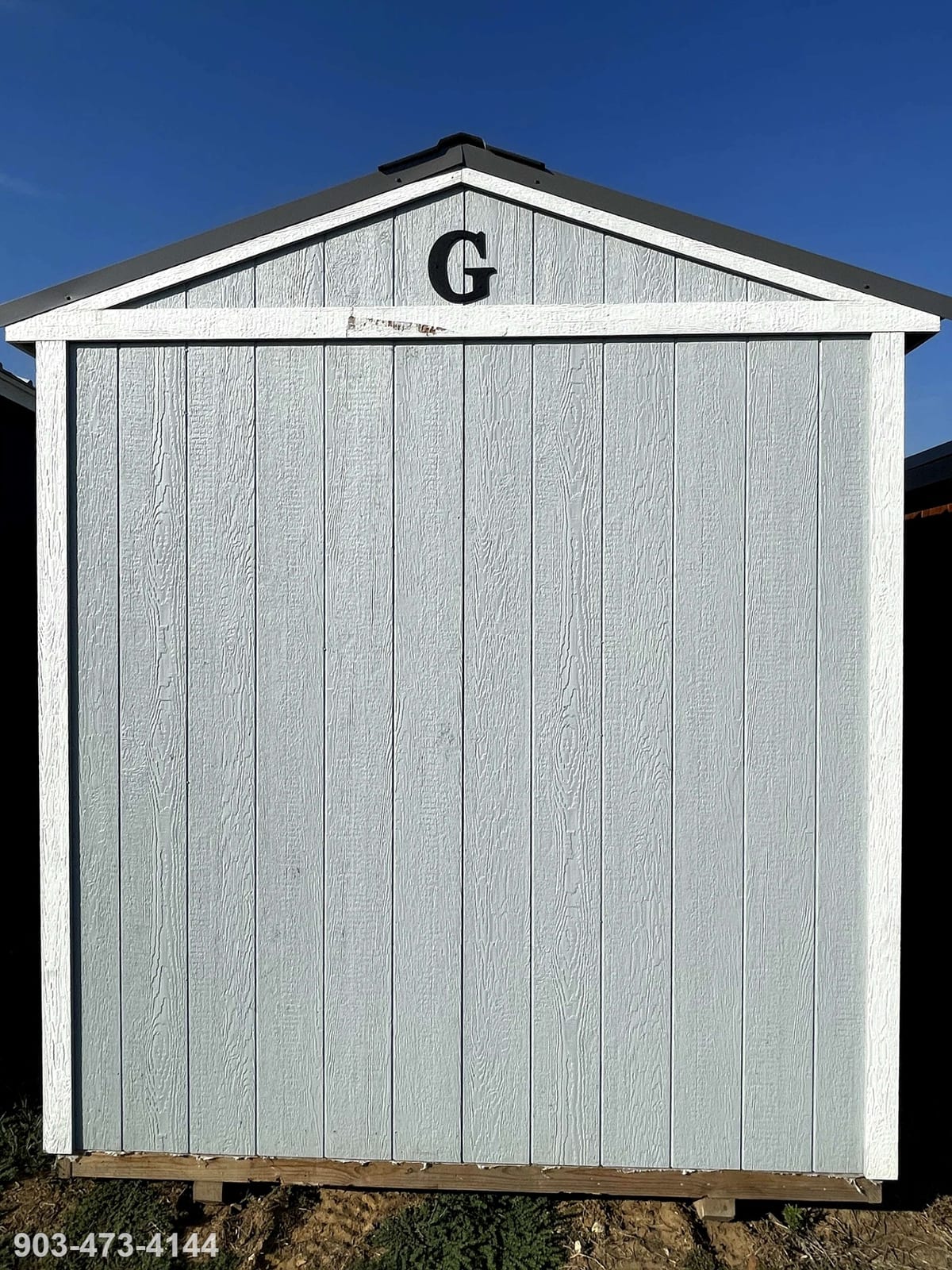 8x12 Utility Shed at Tyler Lot- ETX Steel Tyler