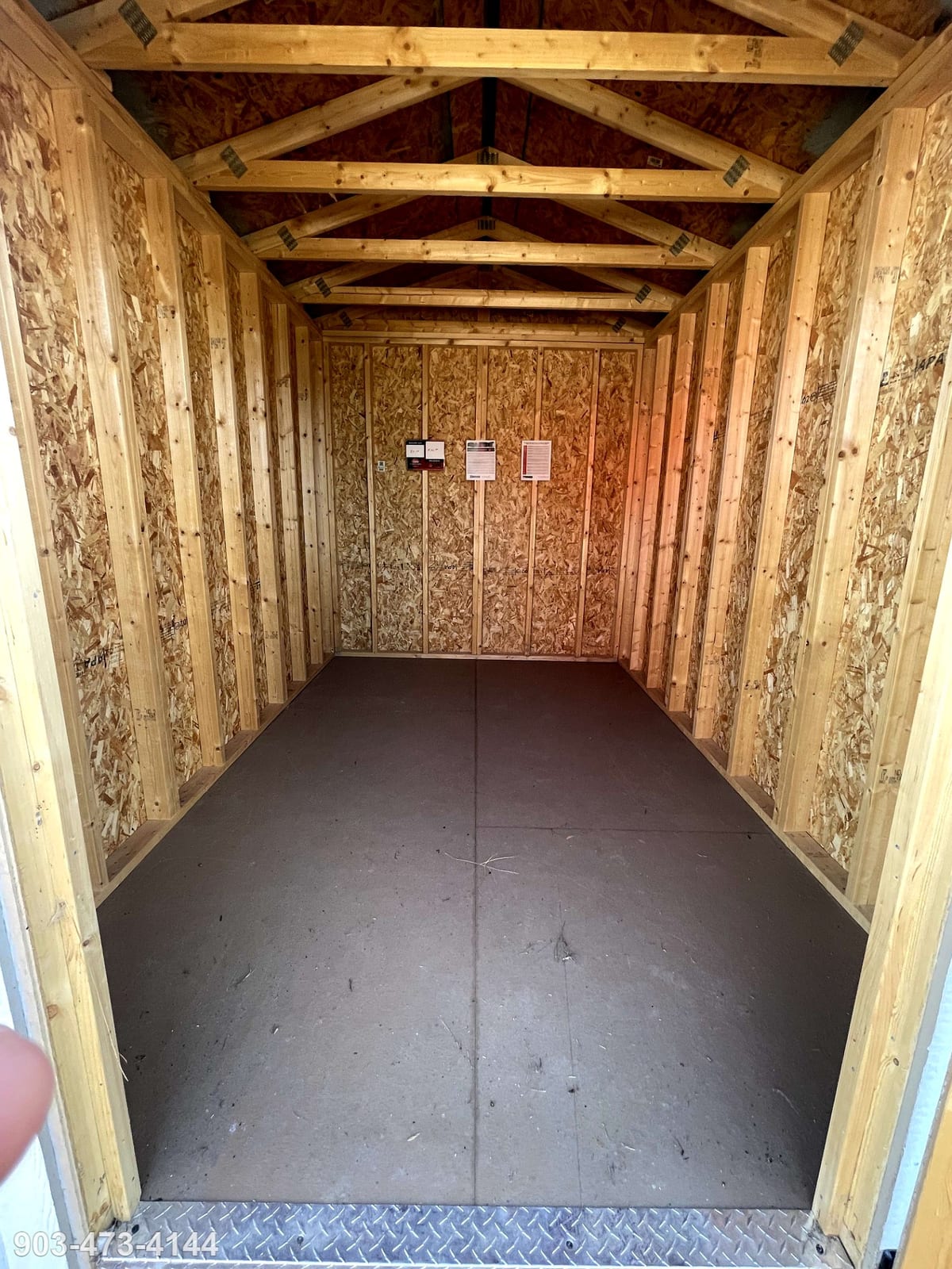 8x12 Utility Shed at Tyler Lot- ETX Steel Tyler