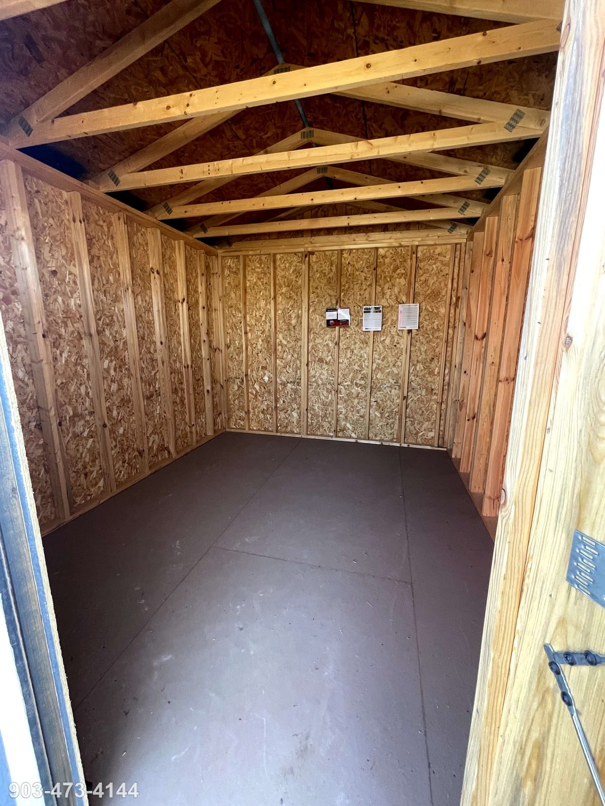 10x12 Utility Shed at Tyler Lot- ETX Steel Tyler