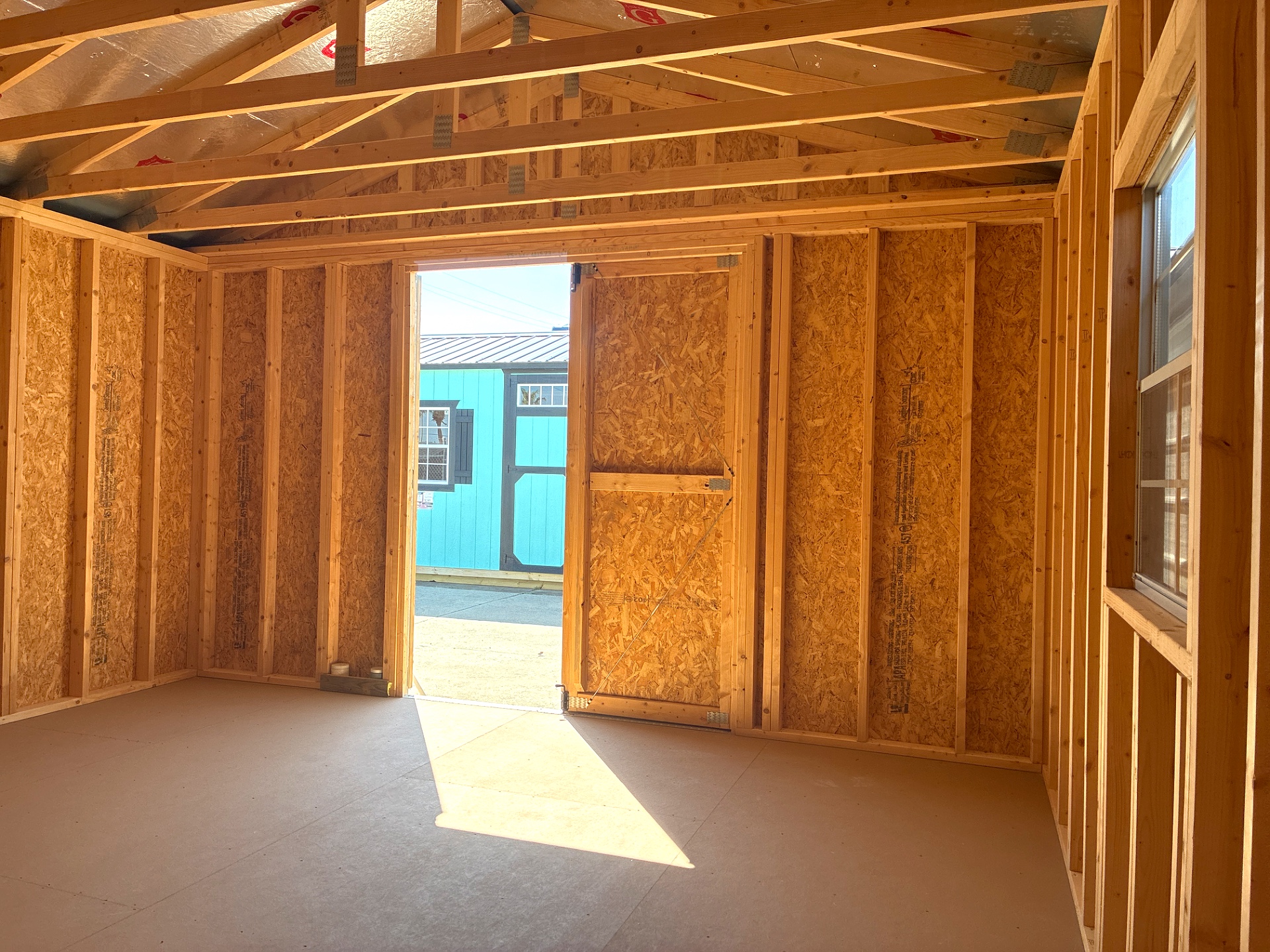 16x16 Utility Shed at ACE Buildings - Graceland of Corpus Christi