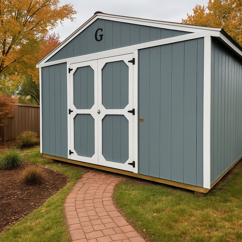 16x16 Utility Shed at ACE Buildings - Graceland of Corpus Christi