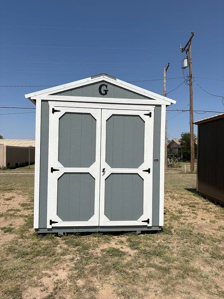 8x12 Utility Shed at Graceland Portable Buildings of Lubbock