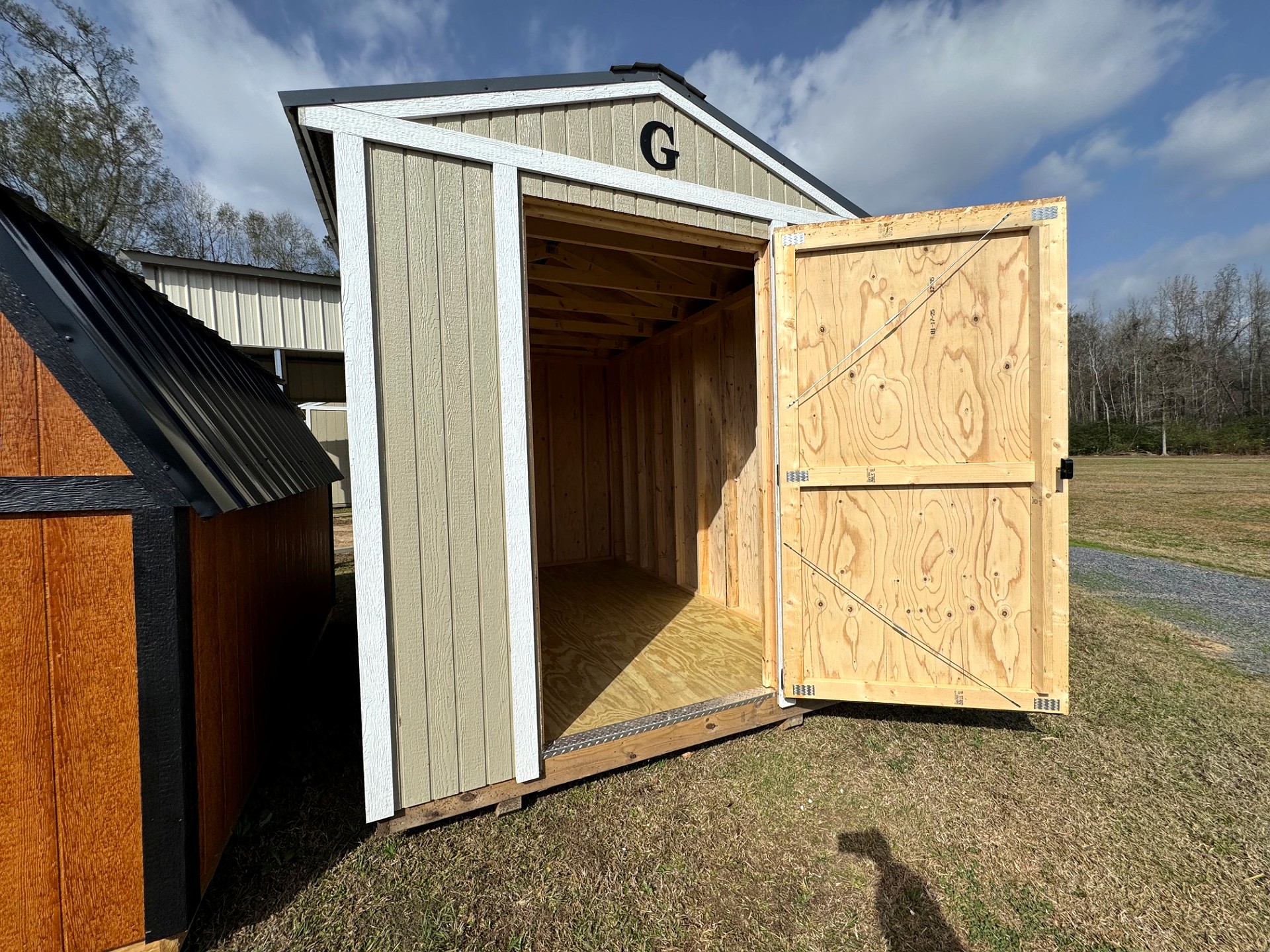 8x12 Utility Shed at Southern Ag Equipment, LLC - Saint Francisville, Louisiana