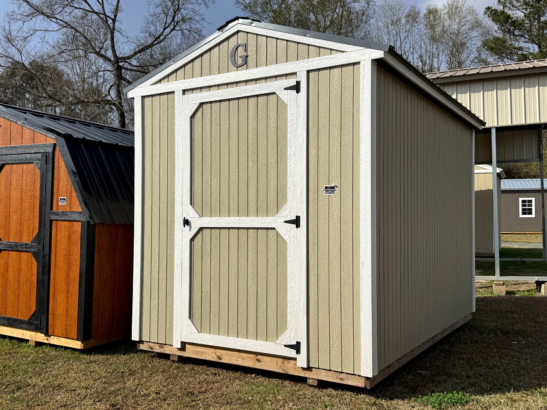 8x12 Utility Shed at Southern Ag Equipment, LLC - Saint Francisville, Louisiana