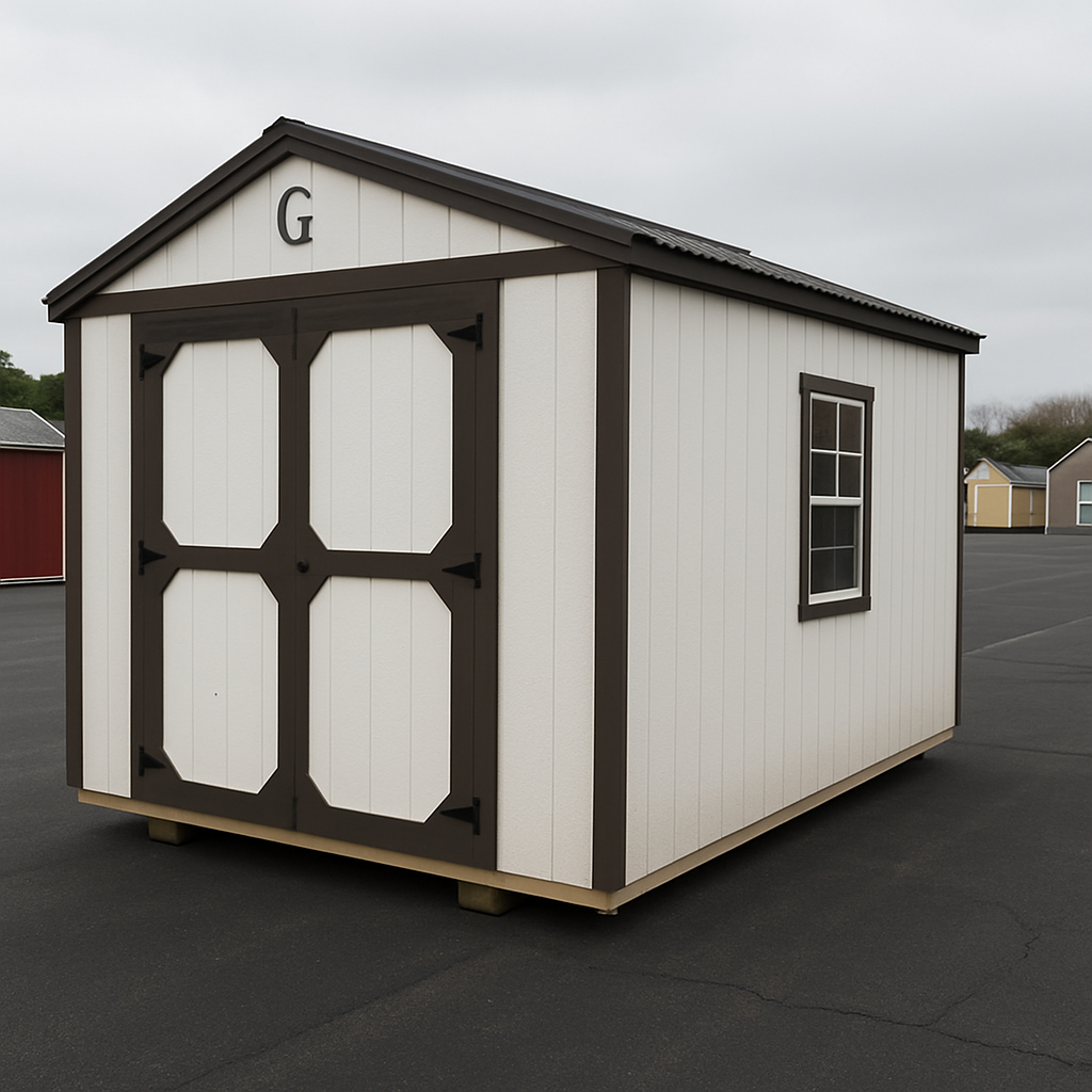 10x16 Utility Shed at ACE Buildings - Graceland of Corpus Christi