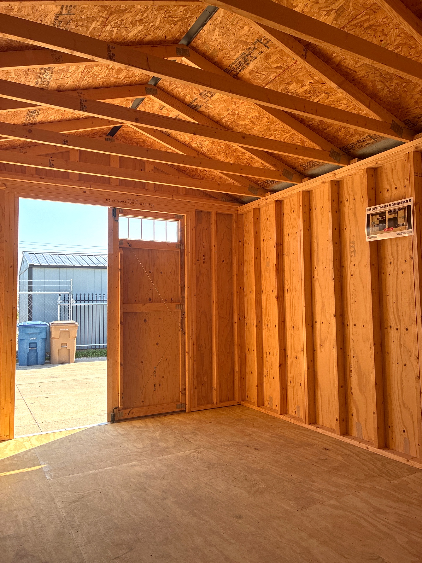 12x16 Utility Shed at ACE Buildings - Graceland of Corpus Christi