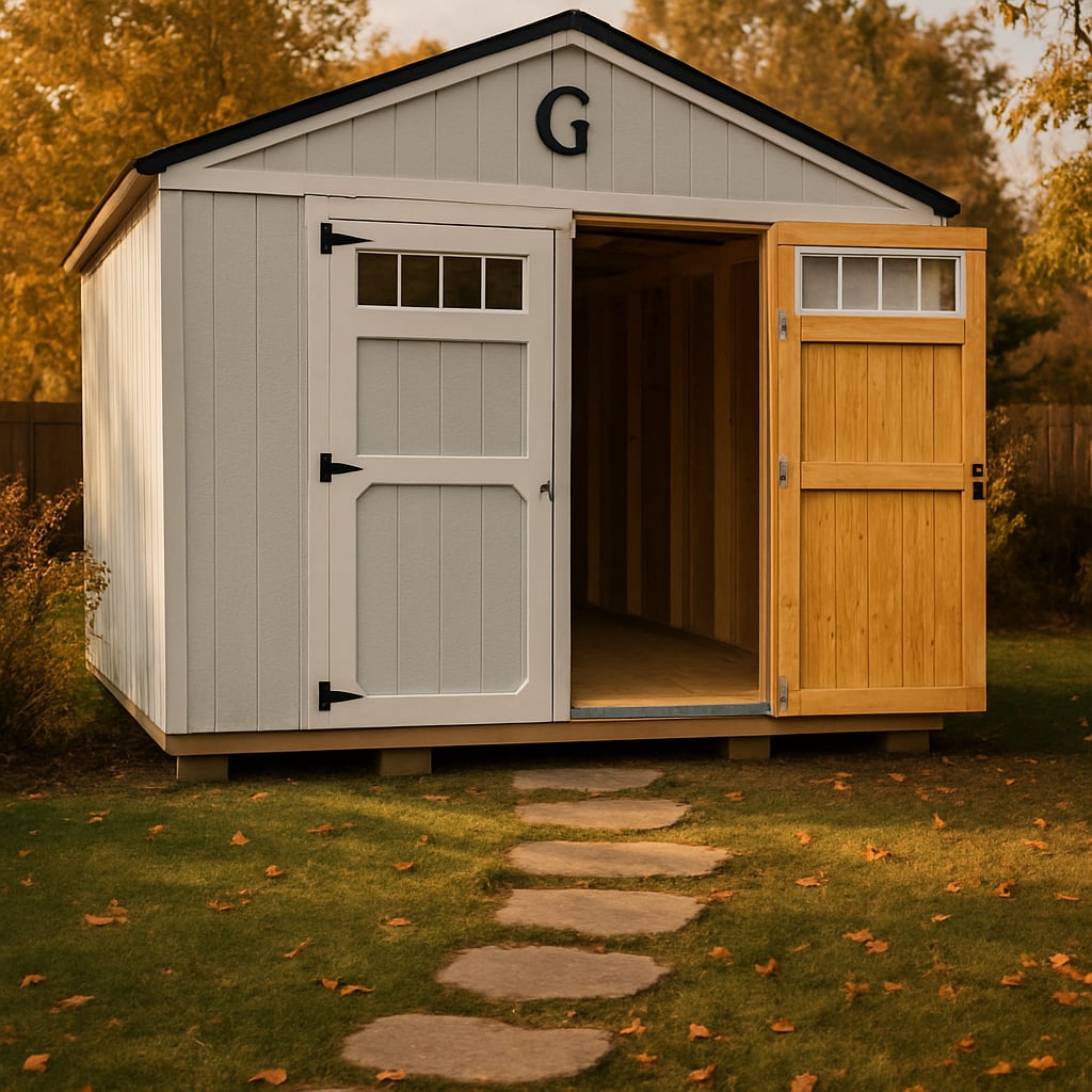 12x16 Utility Shed at ACE Buildings - Graceland of Corpus Christi