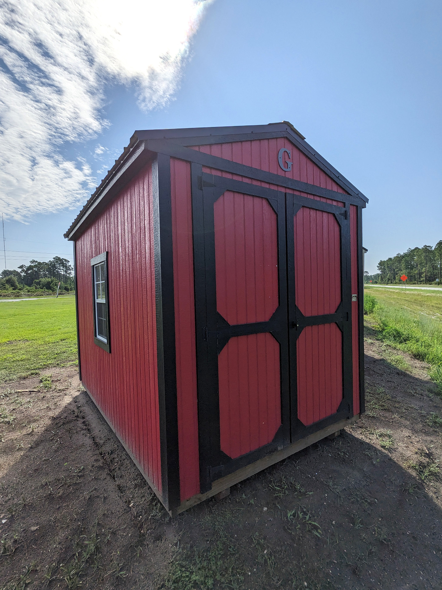 8x12 Utility Shed at Graceland Storage Sheds and Buildings of Kingsland