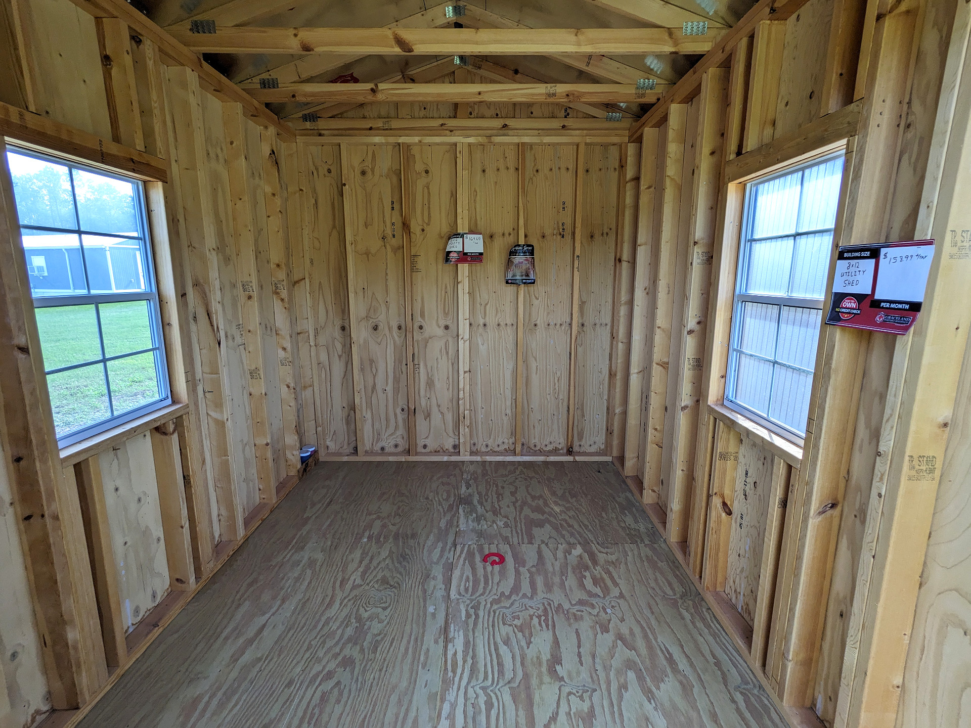 8x12 Utility Shed at Graceland Storage Sheds and Buildings of Kingsland
