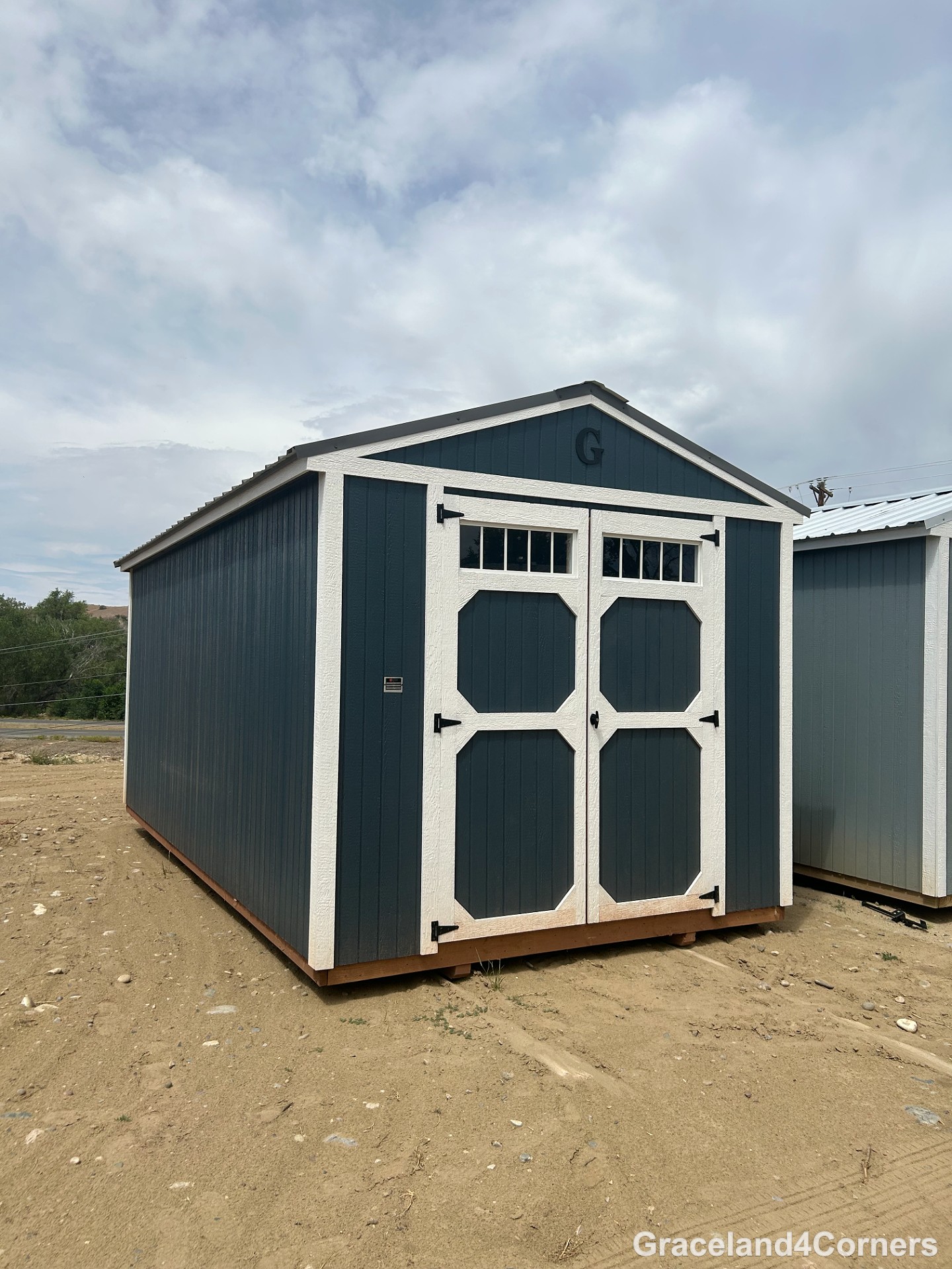10x20 Utility Shed at GRACELAND FOUR CORNERS